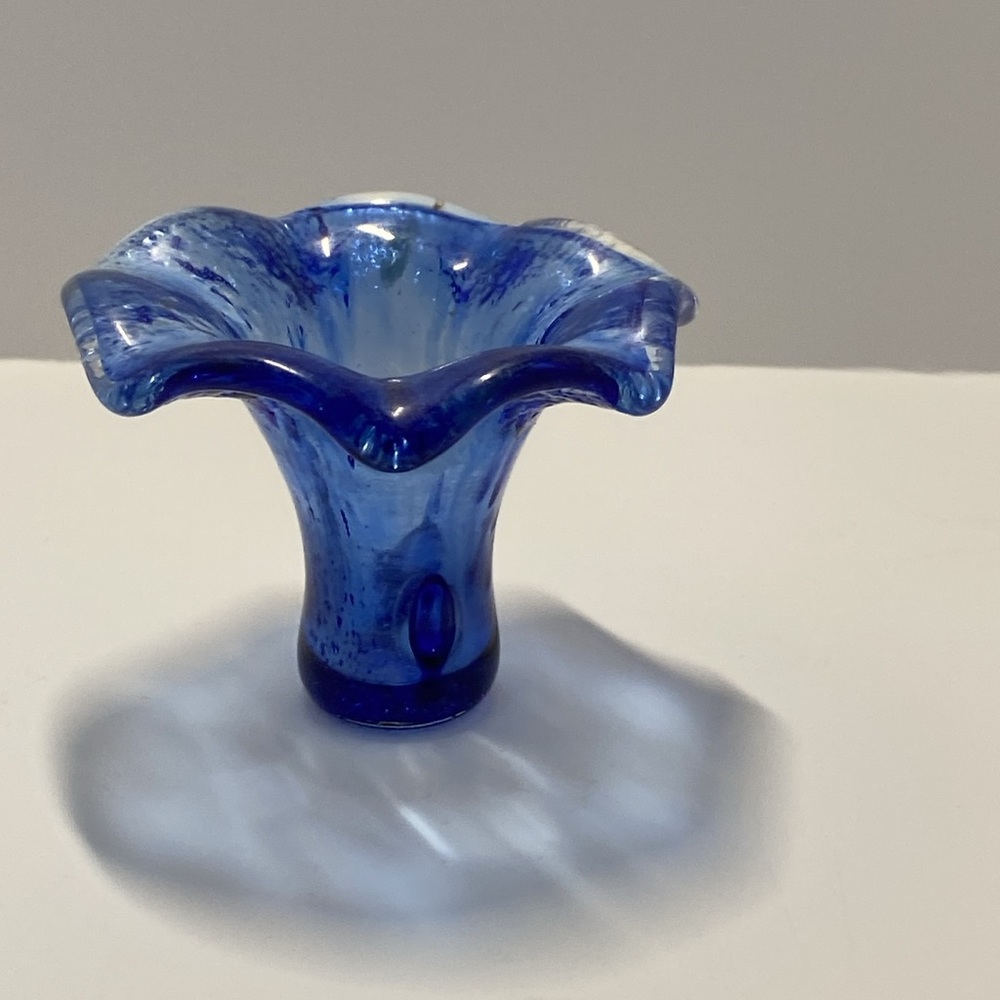 Art glass handblown miniature display piece.